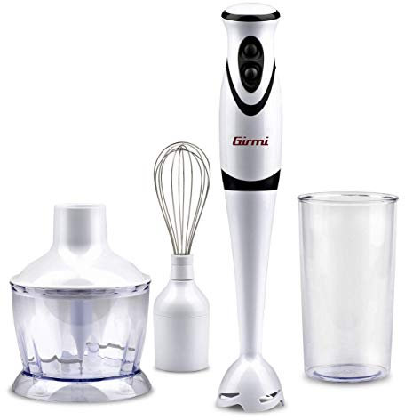 Girmi Mx15 Mixer ad Immersione 3in1 Mixer,Sbattitore e Tritatutto