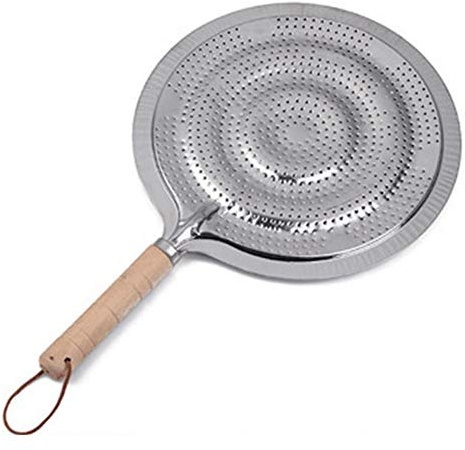 Diffuseur de chaleur pour plaque de cuisson à gaz en acier inoxydable 21 cm