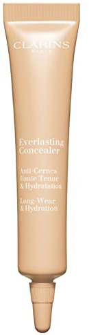 Clarins Everlasting Concealer | Copertura completa, formula senza pieghe nasconde occhiaie e imperfezioni, finitura opaca a lunga durata, a prova di trasferimento, a prova di sudore e sbavature, 11,3