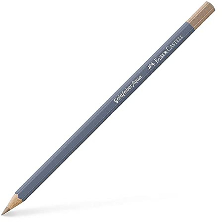 Faber-Castell Creative Studio Goldfaber Aqua Aquarellstift (180), Umber Pastell, Einzelstift, für Kunst, Handwerk, Zeichnen, Skizzieren, Zuhause, Schule, Universität, Ausmalen