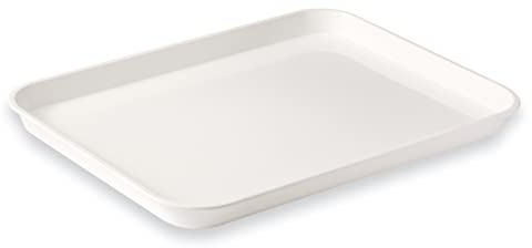 Harfield Large Display Tray 41×30.75cm Butcher's Pastry Trays (White)