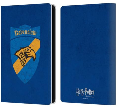 Head Case Designs Offizielle Harry Potter Ravenclaw Kamm Sorcerer's Stone I Leder-Wallet-Hülle Kompatibel mit Kindle Paperwhite 5 (2021)
