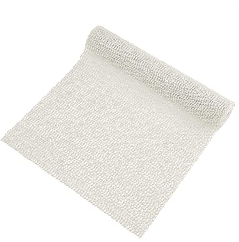 DecoHomeTextil Heimtextilmanufaktur Antirutschmatte Universalmatte Schubladenmatte Kofferraummatte Teppichstopper - Eckig Weiß 60 x 150 cm - Unterlage Antibakteriell Reißfest Zuschneidbar