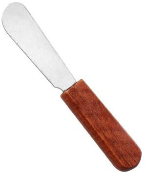 SLEDEZ Buttermesser Buttermesser, Edelstahl, Holzgriff, Buttermesser, Käsemesser, Marmeladenspatel
