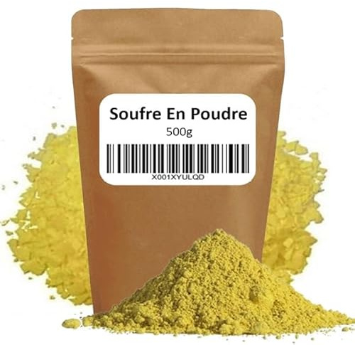 al badil Azufre en Polvo Repelente para Animales y Tratamiento de Plantas 100% Natural