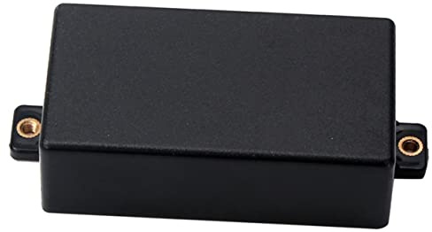 Versiegelte Humbucker Abdeckung aus Kunststoff, Schwarz, 1 Stück | St Pickup und Sq St Pickup, Gitarrenteile, Leichte Ausführung, Formstabil