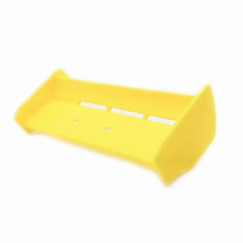Rear Wing Tail Wing Body Spoiler 06021 Compatible Spare Parts Compatible With 1/10 Off Road Buggy Racing Cars(YELLOW)