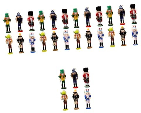 Zerodeko 5 Ensembles Ornements Soldat Noyer Decoration Noel Traditionnel Goodies Noel Chiffres De Casse-Noix Décoration Casse-Noisette Patriotique Craquelins De Noix De Noël 6 Pièces * 5