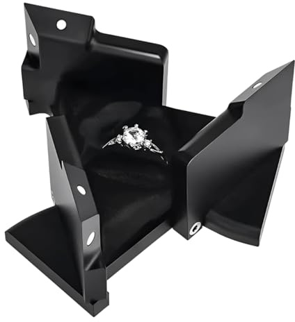 NHQZ Scatola portagioie decorativa, adatta per fidanzamento, matrimonio e Natale