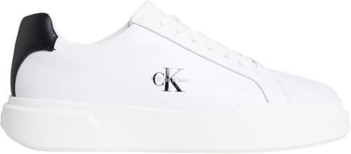 Calvin Klein Sneaker con Suela Cupsole Hombre Chunky Laceup de Piel