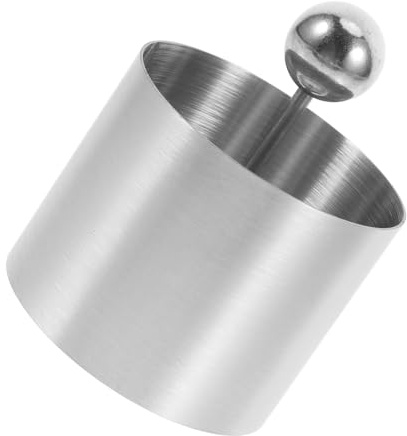 LAPYAPPE Aros Redondos Para Tartaletas De Acero Inoxidable 6x5 Cm Molde De Tarta Multiusos Para Postres y Platos Fríos Cocina Profesional Set Único
