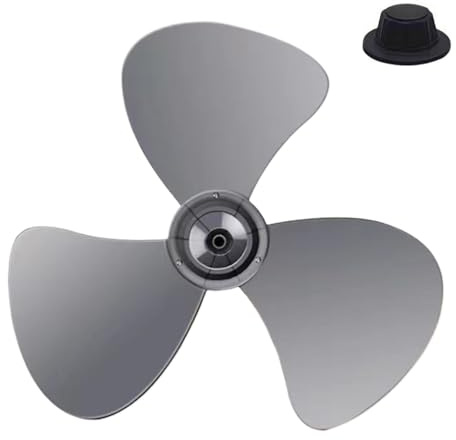 Hélice À 3 Ailes Pour Ventilateur Avec Cache-écrou, 35x35x4cm Hélice Ventilateur Sur Pied Pièce De Rechange, Compatible Avec Les Ventilateurs De Table De 16 Pouces (400 Mm)