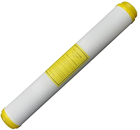 Filtre à Eau, Cartouche de filtre de résine de 20 pouces adoucie Eau pure Échange d'ion d'eau supprime le système de purificateur d'eau alcalin et fort