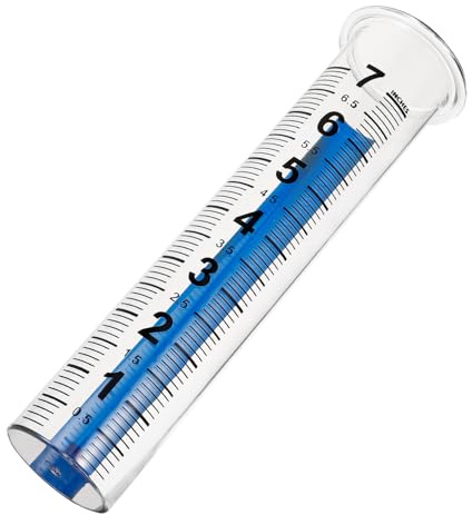 TOYANDONA Pluviomètre pour Jardin Tube de Mesure Transparent Outil de Mesure de Précipitations Réutilisable pour Extérieur