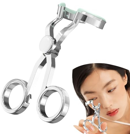 Strumento portatile per lenti a contatto, kit applicatore apri palpebre, compatto con impugnatura delicata, accessorio igienico per gli occhi in silicone, custodia da viaggio con copertura
