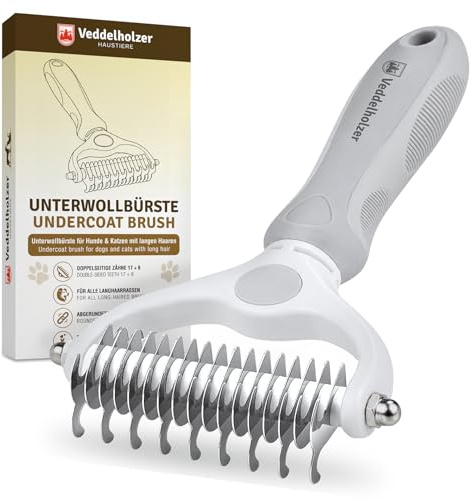 Veddelholzer Spazzola sottopelo (bianco-grigio)