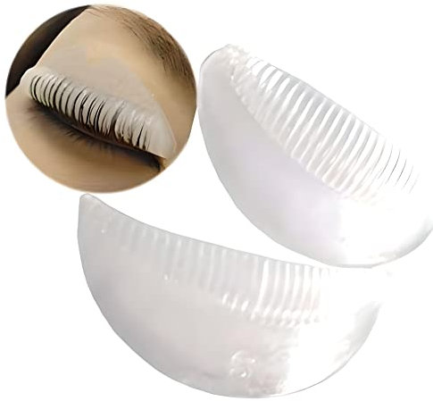 Patchs en silicone rehausseur de cils avec 2 applicateurs en Y, 10 pads par boîtes S, M, M1, M2, L, pack de réapprovisionnement - recourbes de cils, rehausseurs à la racine des cils, LVL
