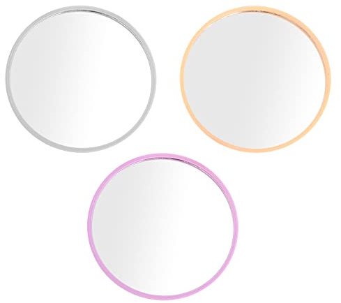 Stücke Kompakte Runde Spiegel Mini Taschenspiegel Looking Glas Makeup Tools (Zufällige Farbe und Muster)