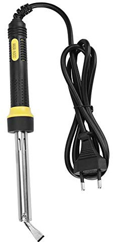 220V TU-505B-80W Elektr. Lötkolben gebogene Spitze externe Heizung Schweißen Eisen Eisen (Bogen) (runder Einsatz) EU-Stecker