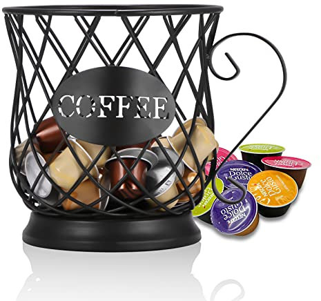UNISOPH Kapselhalter für Kaffeekapseln, multifunktional, Aufbewahrung für Küchenutensilien für Tassimo, Dolce Gusto