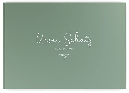 Babyalbum - Mein erstes Jahr, Junge Mädchen, Album zur Geburt, Baby-Tagebuch, schönsten Momente und Erinnerungen zum Auszufüllen auf 104 Seiten (Eucalyptus)