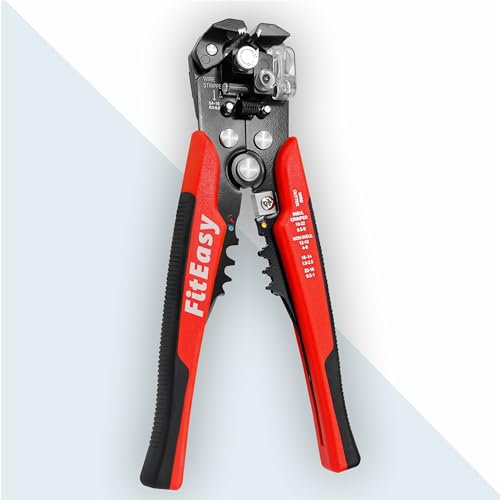 Wire Stripper - Plier 3 in 1 Hand Tool, Terminal Crimper, Cable Cutters, Wire Strippers Electrical, Cable Stripper Tool - Wire Strippers for Adjustable Rotary Switch Self Adjusting - Cable Stripper