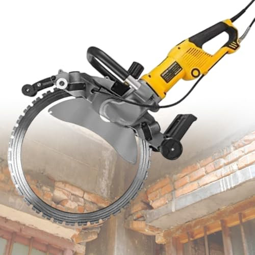 vnmudzeo Outils De Coupe De Carrelage éLectriques Portatifs Φ29 Cm/Φ39 Cm, pour Briques, Marbres, Murs, BéTon, Scie Ronde éLectrique pour Rainures De Murs en BéTon 8000 W Portable,39cm