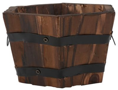 TOYANDONA 1Pezzi Fioriera Legno Retrò Per Secchio Decorativo Legno Per Piante e Design