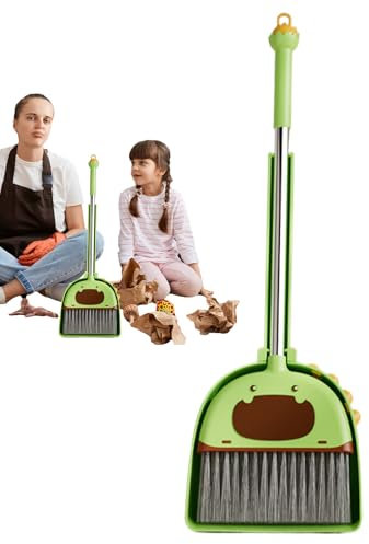 Jubilofex Jeu de Balayette et de Pelle pour - Set Balai Et Pelle pour - Jouet Éducatif d'Imitation pour Maison et École Maternelle