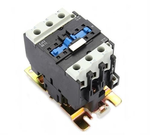 CJX2-6511 AC-Schütz 65A AC-Magnetschütz LC1-D6511 Motorschützschalter AC220V/380V 50/60HZ 1St(CJX2-6511 AC380V)