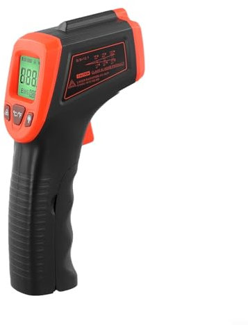 Besshepplo Digital Infrared Thermometer Industrial LCD Temperature Thermometer Cooking Digital Temperature For Various Temperature Measurements