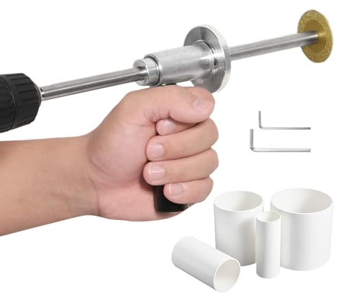 Juego De Tabla De Cortar Tubos Dentro Del PVC - Herramienta Manual De Profundidad De Corte Ajustable De 7 Pulgadas | Cortador Hidráulico De Diseño Ergonómico Para Tubos De Agua, Tubos Y Tubos De PVC,
