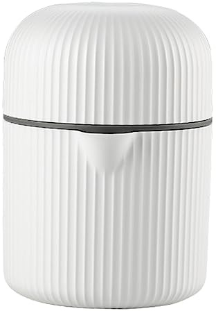 Presse-fruits Manuel Portable PP pour Orange et Poire, Blanc | Sépare Résidus et Jus, Prise en Main Simple, Format Compact, pour Pique-Niques et Camping