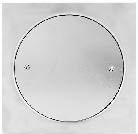 Drenaje del Piso de Sellado, Salida de Acero Inoxidable Tubería de Alcantarillado de Sellado Fiesta de Tornillo Fijar al Piso Sellado para el Sellado de Alcantarillado 20 x 20 cm