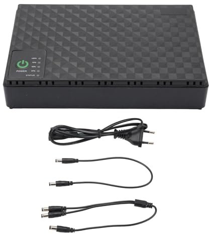 UPS Battery Backup 10400mAH USB 5V DC 5V 9V 12V POE 15V 24V Alimentation de Batterie de Sauvegarde Maximum 18W Alimentation pour Le Moderne du routeur