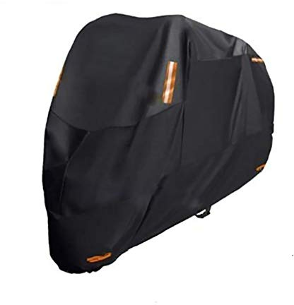 LKLNCXC Funda para Moto Funda for Motocicleta Compatible con Honda CRF 1100L Africa Twin, 6 tamaños, Color Negro, 300D Oxford, Impermeable y Mejorada.
