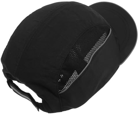 NOLITOY Casco de Seguridad Antielectrostático Negro con Visera Larga, Forro Interior Transpirable y Protección Ignífuga para Construcción, Industria y Trabajo Eléctrico