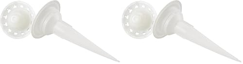 Everbuild – Foil Pack Applicator Spare Nozzles and Push Disc – for Use with Everbuild Foil Pack Application Gun – White (Pack of 2)