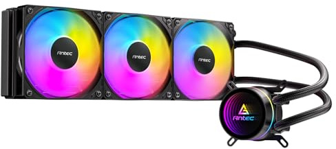Antec Luna 360 ARGB AIO Liquid CPU Cooler, 3x120mm PWM ARGB Fans, Infinity Mirror Pump Head Design, High-Performance Cooling, Intel LGA 1700/1851 & AMD AM4/AM5