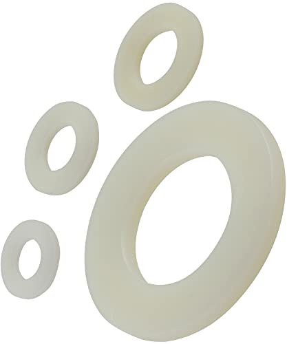 Unterlegscheiben Kunststoff M2,5 DIN 125 / ISO 7089 Scheibe Kunststoff Polyamid PA (10 Stück) OPIOL QUALITY®