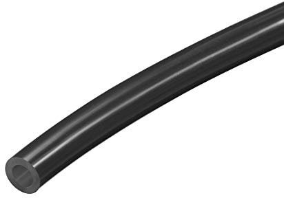 sourcing map Tubes Pneumatiques à Air 4mm OD x 2.5mm ID 4m(157 Pouce) PU Polyurethane Air Compresseur Tuyau Tube Noir
