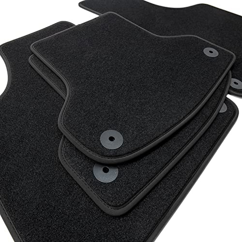 teileplus24 NL-113 Fußmatten kompatibel mit VW Touran 1 Typ 1T / 1T2 / 1T3 2003-2015 Premium Automatten 4-teilig Nubuk