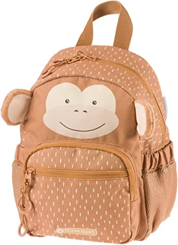 Schneiders Kinder Rucksack Kids Mini Schneiders 49460-064 - Kinderrucksack Mini Wolf, ca. 18,5 x 27 x 11 cm, Rucksack für Kinder mit 6 Liter Volumen, 2 Fächern und 2 Seitentaschen (1er Pack)