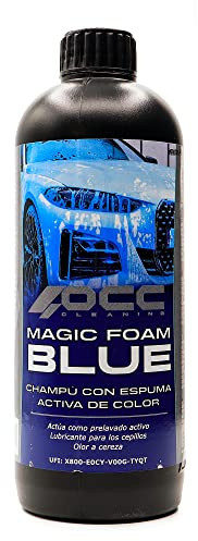 OCC Motor Sport Magic Foam Shampooing pour Voiture - Shampooing Mousse Voiture Bleu 500 ml OCC47082