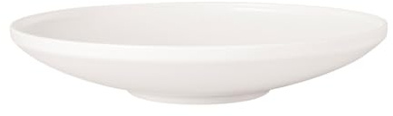 Villeroy & Boch - Afina Schale aus Premium Porzellan, große Bol für Salate, Suppen und Pasta, Made in Germany, spülmaschinenfest und mikrowellensicher, stapelbar, weiß, 4er Set