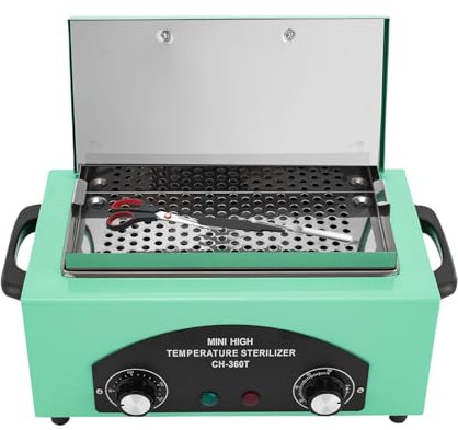 Heißluft-Sterilisator, Trockenhitze-Sterilisator, Nagelwerkzeug-Sterilisator mit Timer, für Restaurants, Küchen, Wohnräume, Friseure