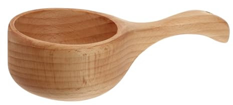 PRETYZOOM Holzkelle Für Küche Wasserschaufel Aus Massivholz Saunalöffel Holz Schwitzdampfraumlöffel Badelöffel Aus Holz Suppenschaufel Für Hause Mehrzwecklöffel