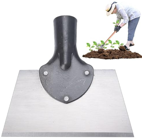 Pelle plate pour aménagement paysager, pelle de jardin multifonction | Pelle à bord plat pour nettoyage de jardin | Pelle de nettoyage avec bords plats, pelle pour plantation et désherbage en ferme