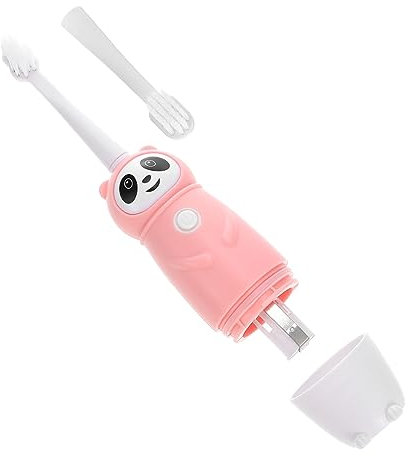 BCOATH 1satz Junge Mädchen-zahnbürsten Mit Weichen Borsten Automatische Zahnbürste Für Junge Mädchen Jahre Buntes Design Austauschbare Bürstenköpfe Batterien Fördert Das