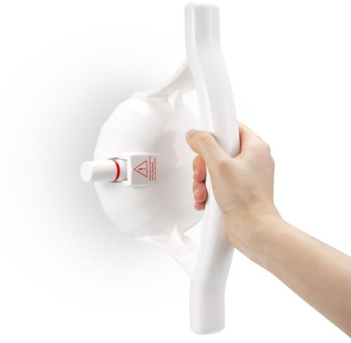 Zocipro Haltegriff Dusche Ohne Bohren, Haltegriff mit Saugnapf, Haltegriffe für Senioren Ohne Bohren, Duschgriff mit Vakuumsauger und Farbindikator, für Bad, Schwangere, Kinder, Senioren,Wannengriff